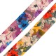 Polyester Ribbon with Designs of Flowers 4cm (5mtrs)