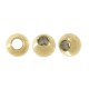Stainless Steel 303 Bead Round 4x3mm Ø1.8mm