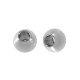 Stainless Steel 303 Bead Round 4x3mm Ø1.8mm