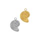 Stainless Steel 304 Charm Shell 10x11mm