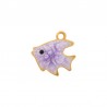 Oro 18K/Morado/Negro