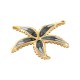 Enameled Stainless Steel 304 Pendant Flower 33x44.5mm/2.7mm