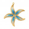 18K Gold/ Blue/ White