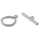 Fermoir rond en Acier Inoxydable 304 T 14 mm et 22 mm
