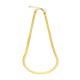 Stainless Steel Necklace Chain Flat Snake Effect 5mm