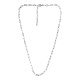 Stainless Steel 304 Paperclip Chain Necklace 45cm