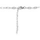 Collar De Cadena Tipo Clip De Acero Inoxidable 304, 45 cm