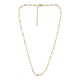 Stainless Steel 304 Paperclip Chain Necklace 45cm