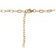 Stainless Steel 304 Paperclip Chain Necklace 45cm