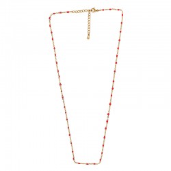Enameled Stainless Steel 304 Necklace Chain 42cm