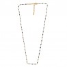 18K Doré/Bleu Foncé