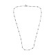 Catena per collana in acciaio inossidabile 304 con smalto, 40 cm
