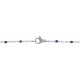 Chaîne de collier en acier inoxydable 304 avec émail. 40 cm