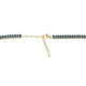 Stainless Steel 304 Necklace with Strass 5mm 38cm