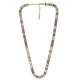 Collana in Acciaio Inossidabile 304 con Strass 5 mm 38 cm