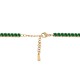 Stainless Steel 304 Necklace with Strass 5mm 38cm