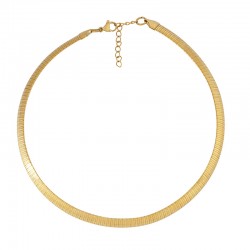 Collier avec Fermoir 400x8mm en Acier Inoxydable 304