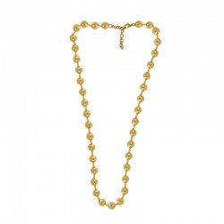 Chaîne de Collier avec Perles et Fermoir 8mm en Acier Inoxydable 304