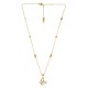 Stainless Steel 304 Necklace with White Butterfly 40cm