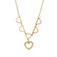 Stainless Steel 304 Necklace Chain with Hearts 40cm