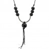 999° Silver Antique Plated/ 5µm/ Black