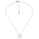 Collar con colgante de Corona de Plata y Cadena