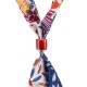Collier Foulard Moderne Coloré avec Tube en Céramique