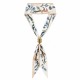 Collier Moderne Beige avec Tube en Céramique