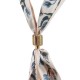 Collier Moderne Beige avec Tube en Céramique