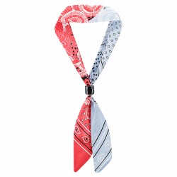 Collier Moderne avec Foulard Siel et Tube en Céramique