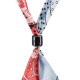 Modern Siel Scarf Necklace with Ceramic Tube
