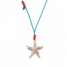 Écru / Orange / Turquoise