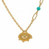 Gold/ Turquoise