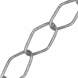 Αλυσίδα Αλουμινίου 40x24mm/3mm
