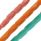 Γυάλινη Χάντρα Σωληνάκι Πολυεδρική 3x6mm Ø0.4mm (~80τμχ)