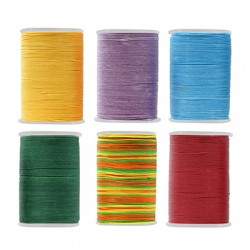 Cordon nylon ciré torsadé 0,55 mm (120 mètres/paquet)