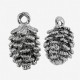 Colgante de Metal Laton Pina 7x9mm