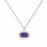 Viola trasparente/ Argento