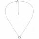Collana con Pendente a Forma di Corno in Argento e Catena