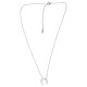 Collana con Pendente a Forma di Corno in Argento e Catena