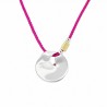 Argent/ Fuchsia/ Jaune