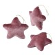 Cojín Decorativo en Terciopelo con forma de Estrella 14x15cm