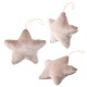 Cojín Decorativo en Terciopelo con forma de Estrella 14x15cm
