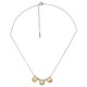 Necklace with Continuous Geometric Patterns & Metal Beads