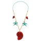 Collar de Verano con Concha, Estrella de Mar y Cadena Dorada