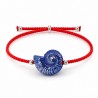 99° Silver Antique Plated/ 5µm/Blue/ Red