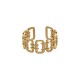 Anillo de Acero Inoxidable 304 con Forma Rectangular de 20 x 6 mm