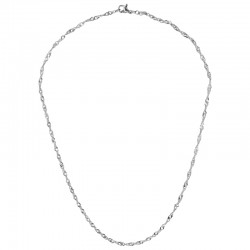 Collana con Catena in Acciaio Inossidabile 304 con Maglie di Collegamento, 45 cm