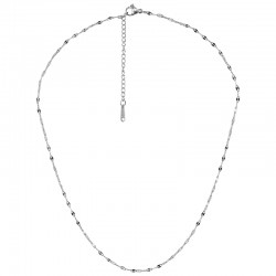 Collar con Cadena de Acero Inoxidable 304 de 40 cm y 5 cm