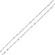 Collana con Catena in Acciaio Inossidabile 304 da 40 cm e 5 cm